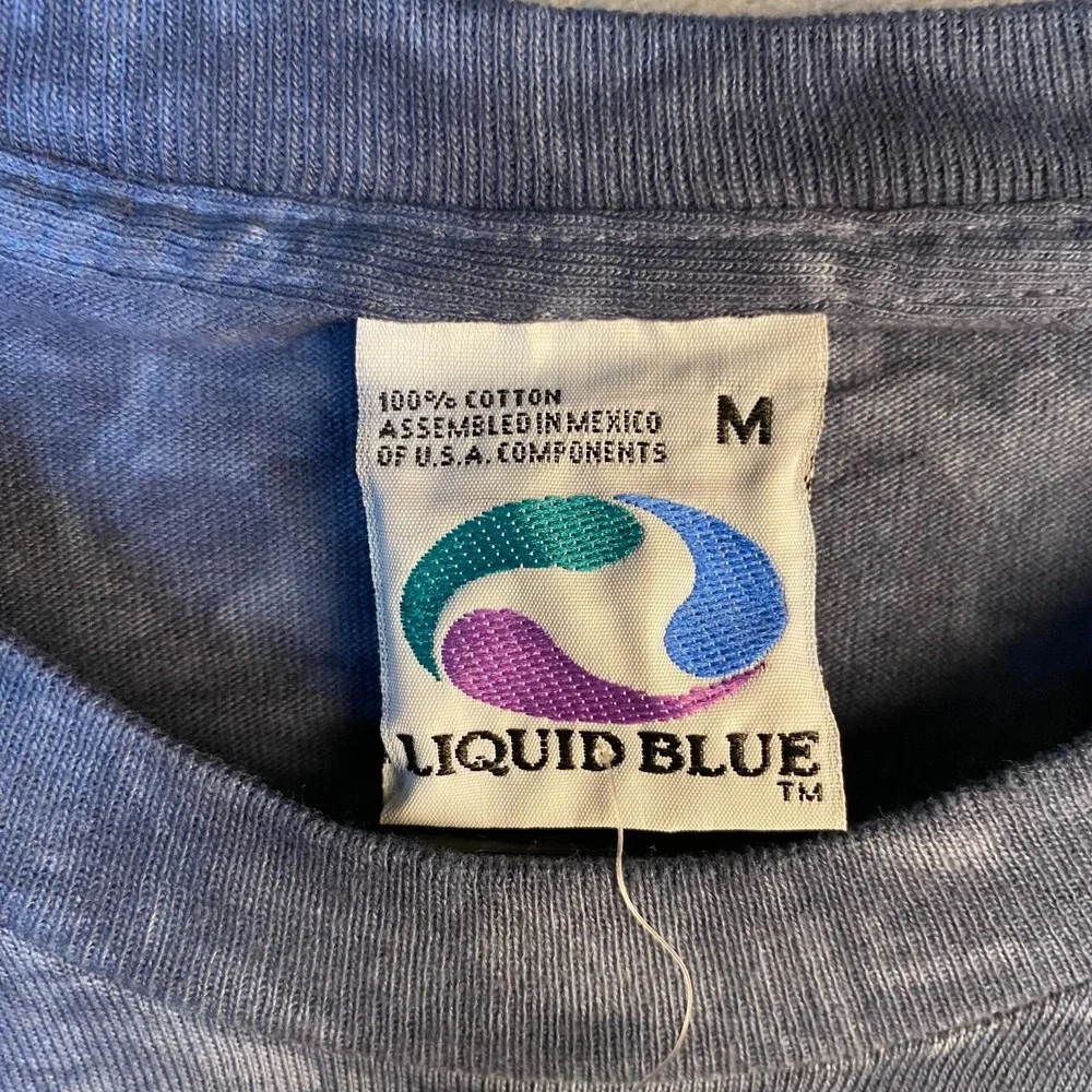 Vintage 1999 Liquid Blue Star Wars Episode 1 Jedi Council Tie Dye Shirt M NWT
